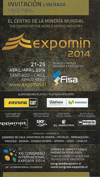 Invitación Expomin 2014