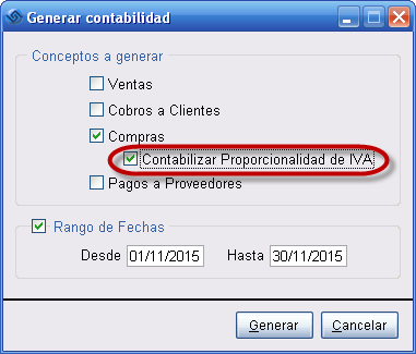 Centralizacion Proporcionalidad IVA