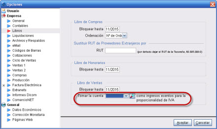 Cuenta Contable Ingresos IVA