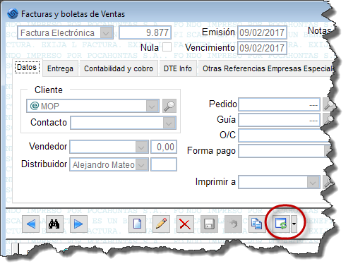 Enviar DTE SII Software Facturación Electrónica