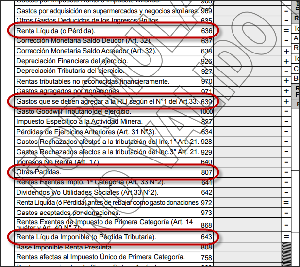 Software Contabilidad - F22 Ajuste Redondeo