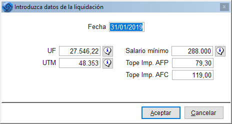 Topes Imponibles 2019