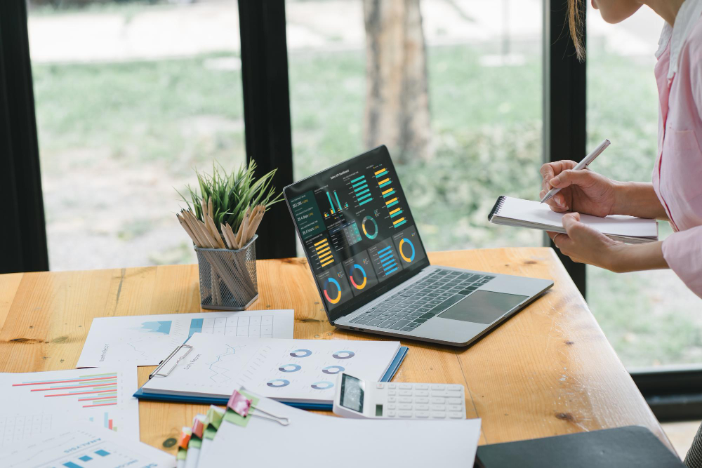 Dashboard de software contable para empresas